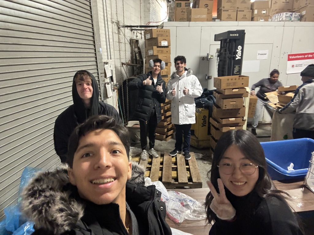 Volunteering at the Red Cross with Volunteers from MIT and Harvard