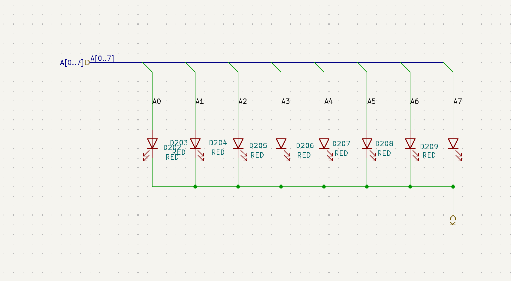 LED Row Schematic