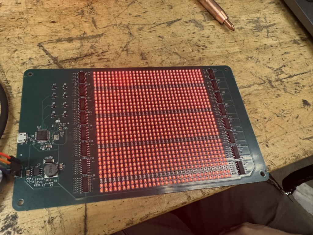 Initial testing for LEDs